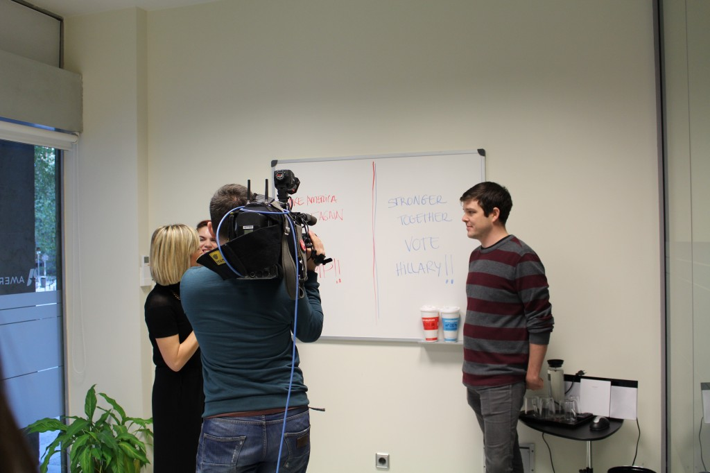 Cámara de Telemadrid grabando en ALA